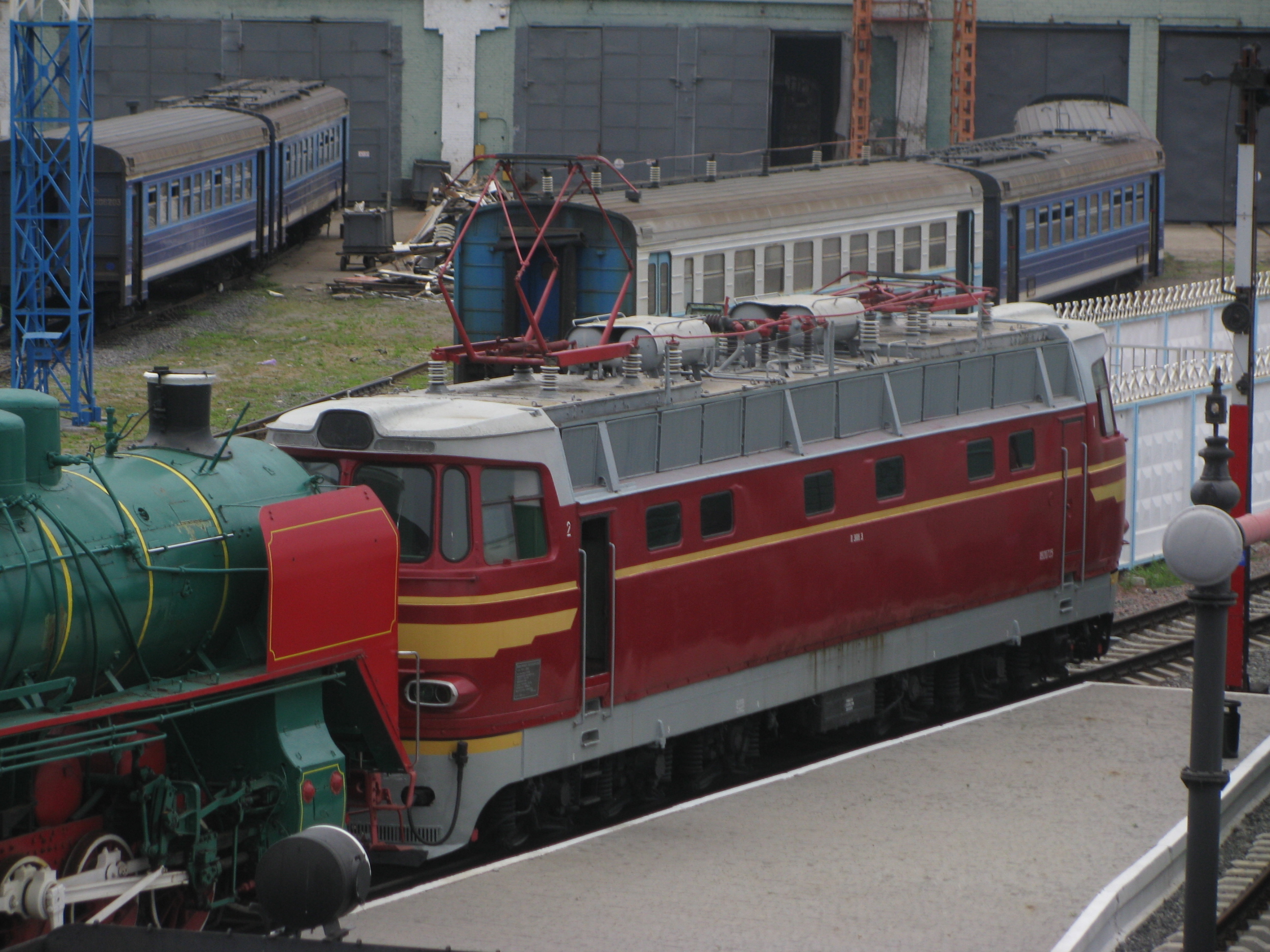 Kyjev - ČS4 (Laminatka ) v železničním muzeu