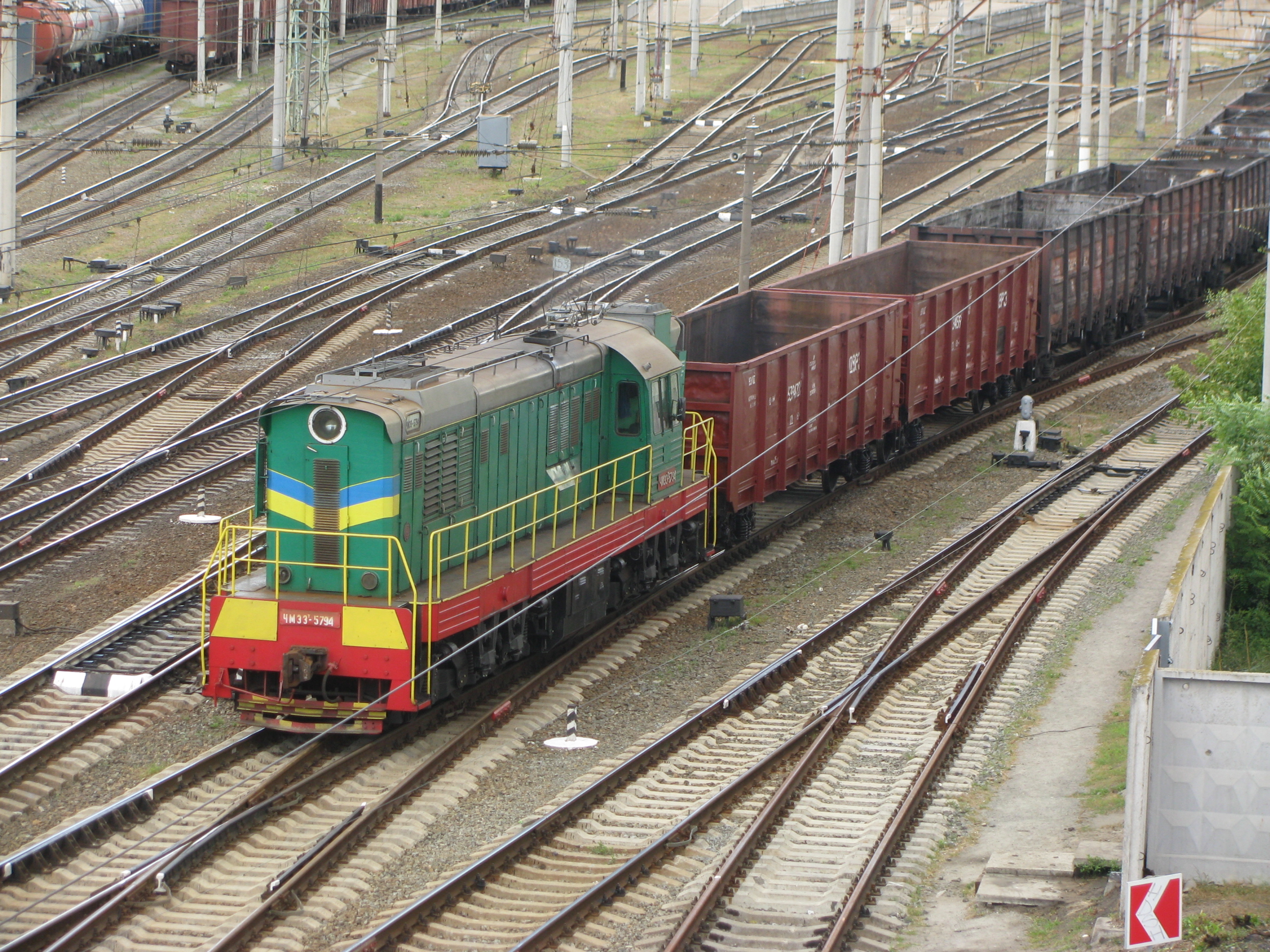 Kyjev - lokomotiva ČME3