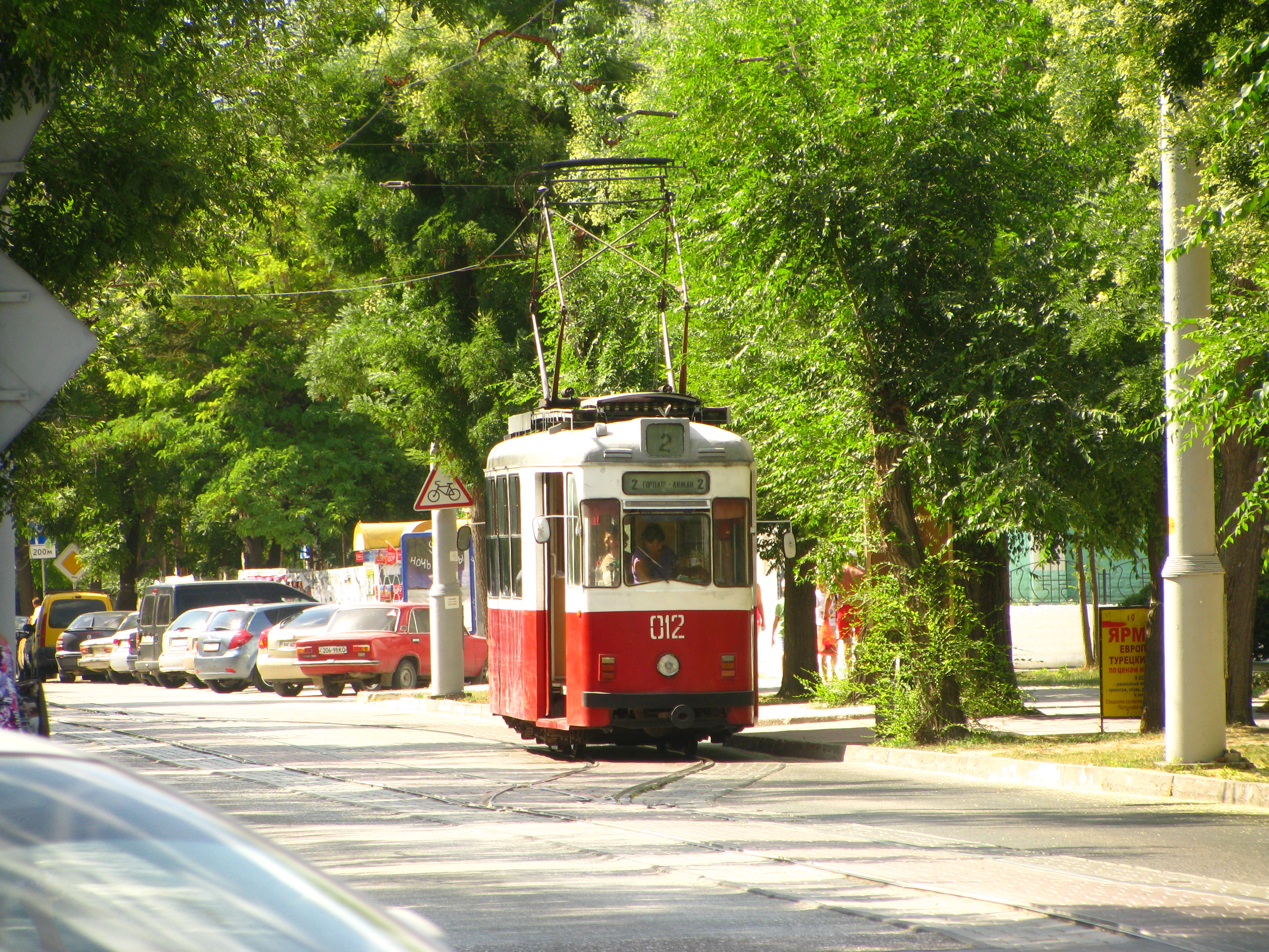 Jevpatoria - tramvaj Gotha 